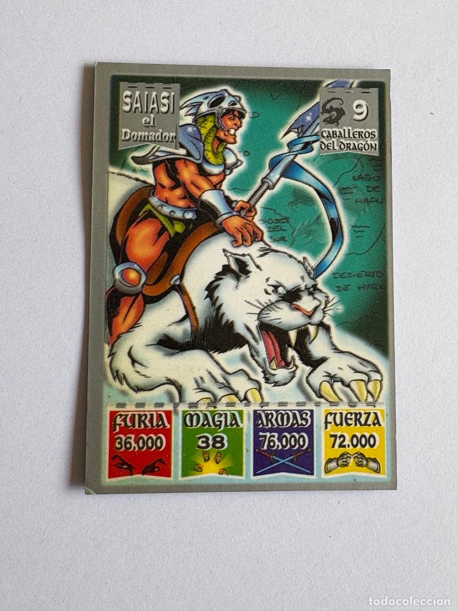 Coleccionismo Cromos antiguos: 18. CROMO BOLLYCAO BOLLY KAOS THE LEGEND N 9 SAIASI EL DOMADOR CABALLEROS DEL DRAGON