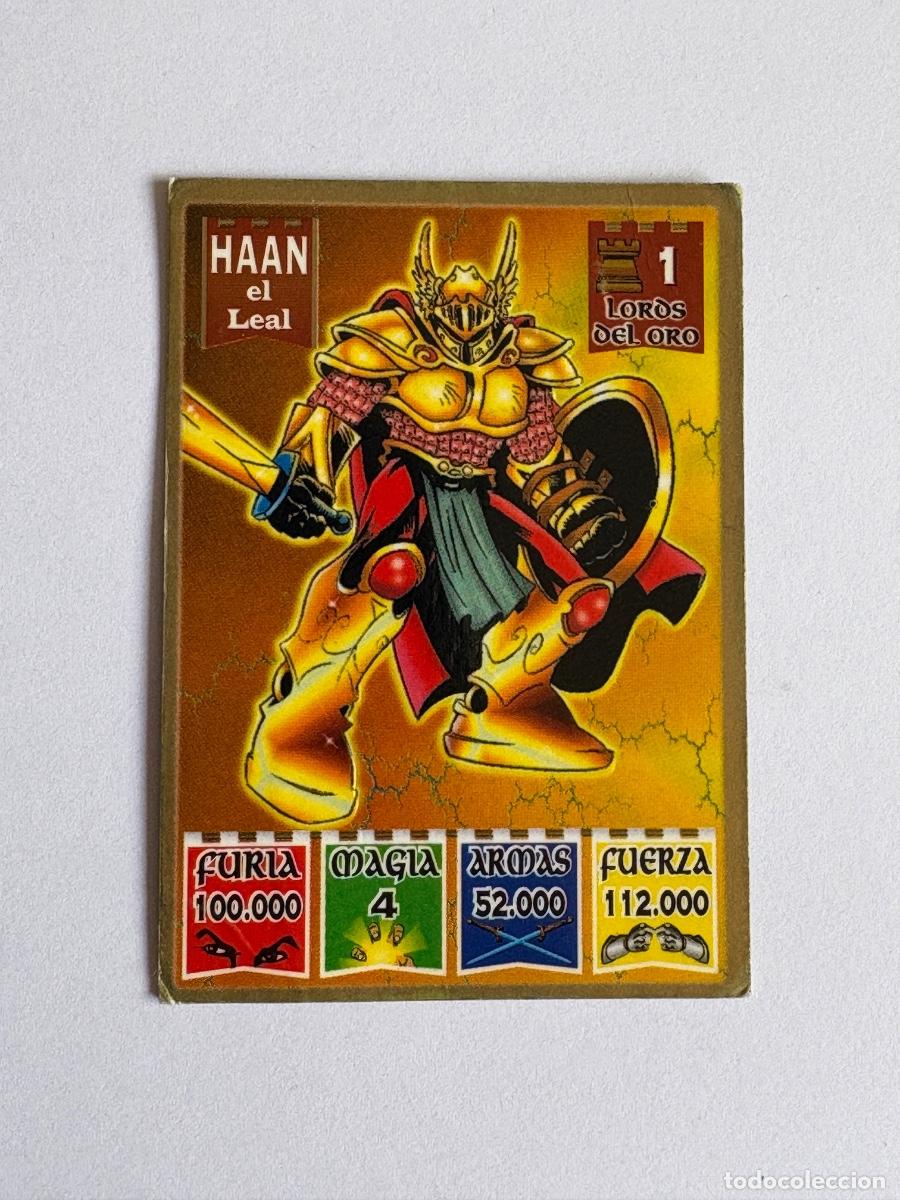 Coleccionismo Cromos antiguos: 18. CROMO BOLLYCAO BOLLY KAOS THE LEGEND N 1 HAAN EL LEAL LOROS DEL ORO