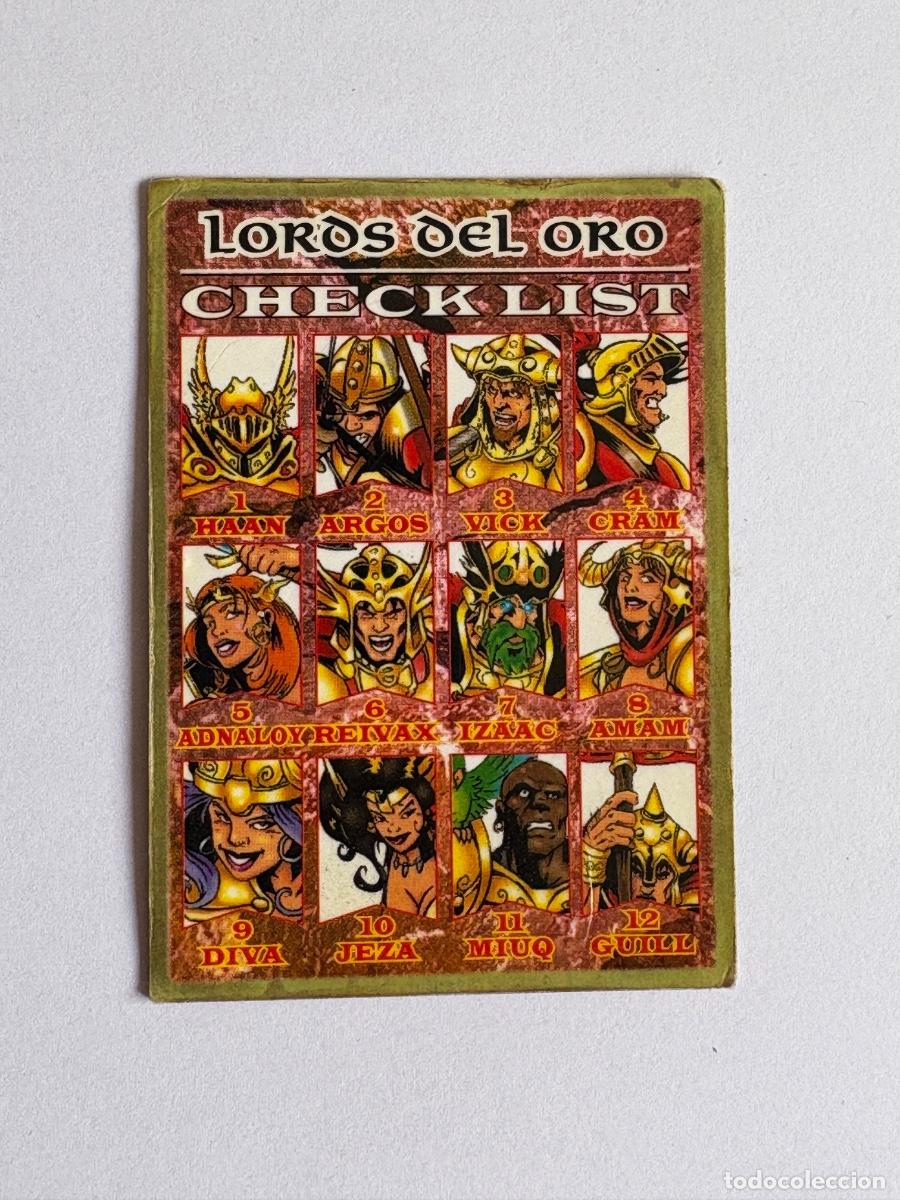 Coleccionismo Cromos antiguos: 18. CROMO BOLLYCAO BOLLY KAOS THE LEGEND CHECK LIST LOROS DEL ORO