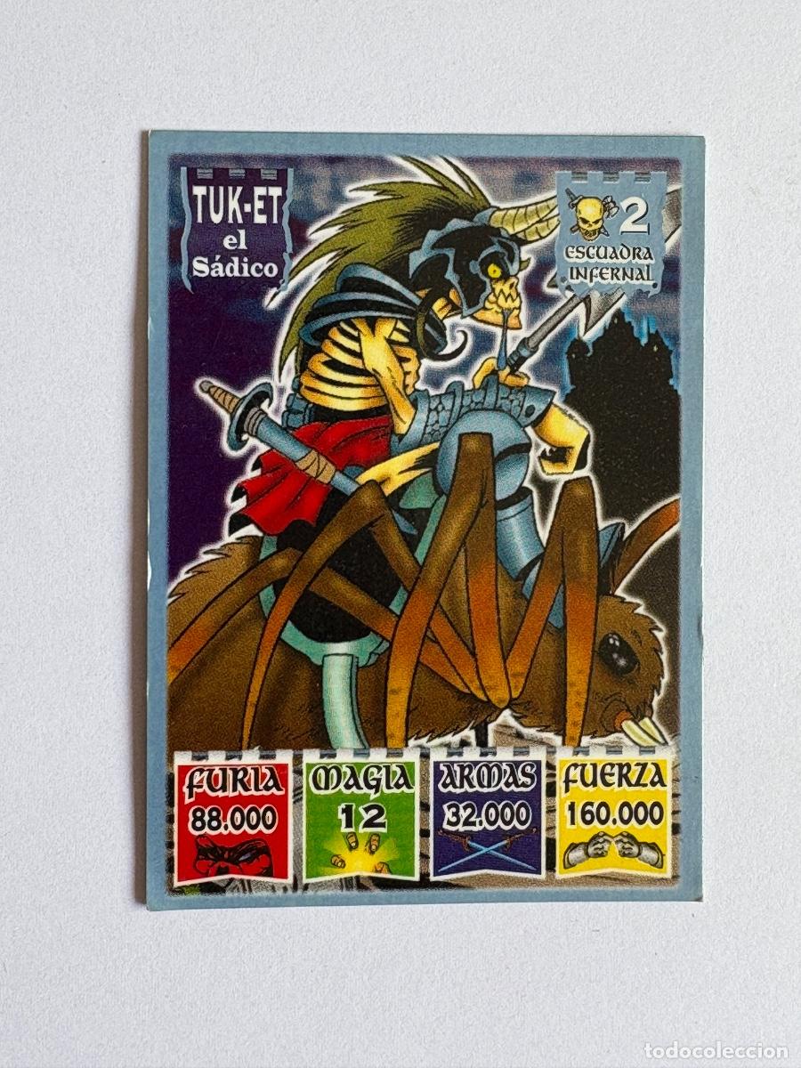 Coleccionismo Cromos antiguos: 18. CROMO BOLLYCAO BOLLY KAOS THE LEGEND N 2 TUK-ET EL SADICO ESCUADR&Oacute;N INFERNAL