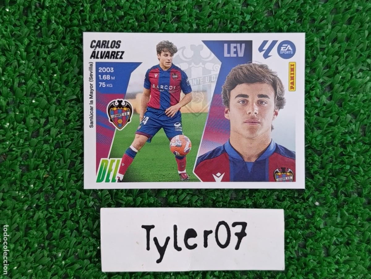 Coleccionismo Cromos antiguos: CARLOS ALVAREZ LEVANTE 16 LIGA ESTE 2025 2026 25 26