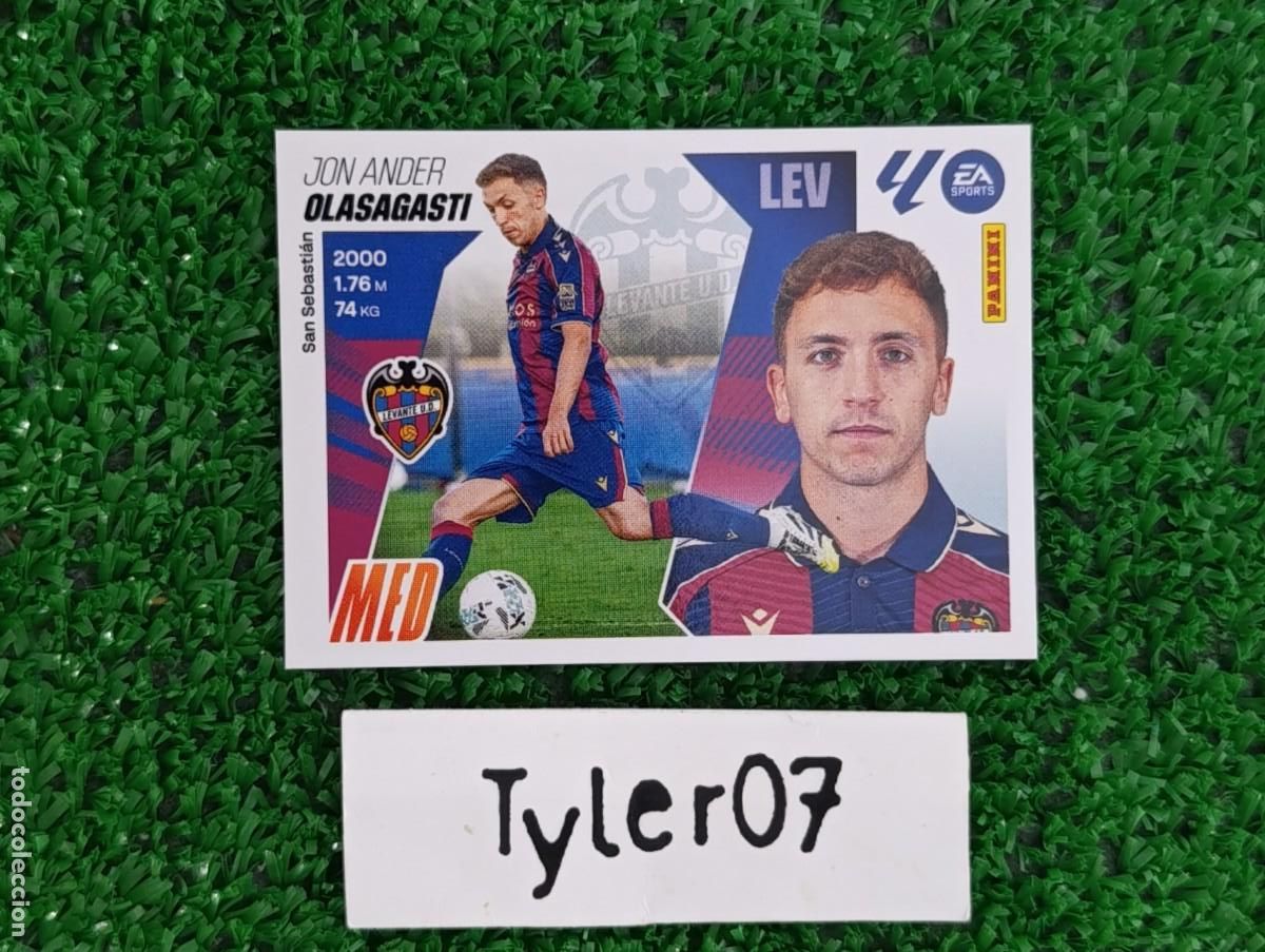 Coleccionismo Cromos antiguos: OLASAGASTI LEVANTE 14 LIGA ESTE 2025 2026 25 26