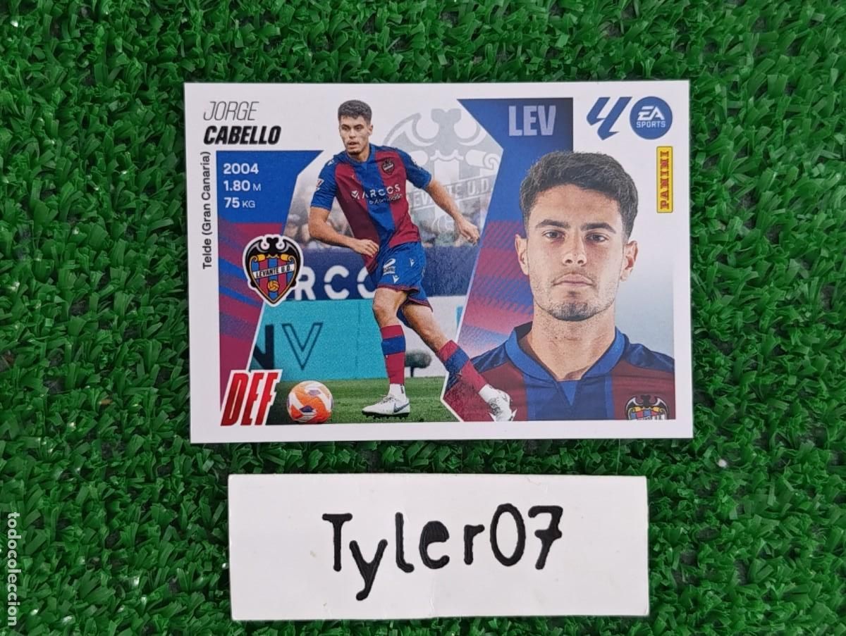 Coleccionismo Cromos antiguos: CABELLO LEVANTE 7 LIGA ESTE 2025 2026 25 26