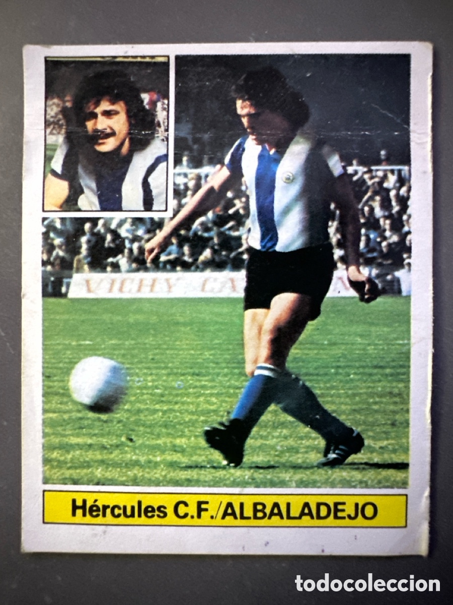 Coleccionismo Cromos antiguos: CROMO ESTE 81 82 ALBALADEJO COLOCA H&Eacute;RCULES. DESPEGADO