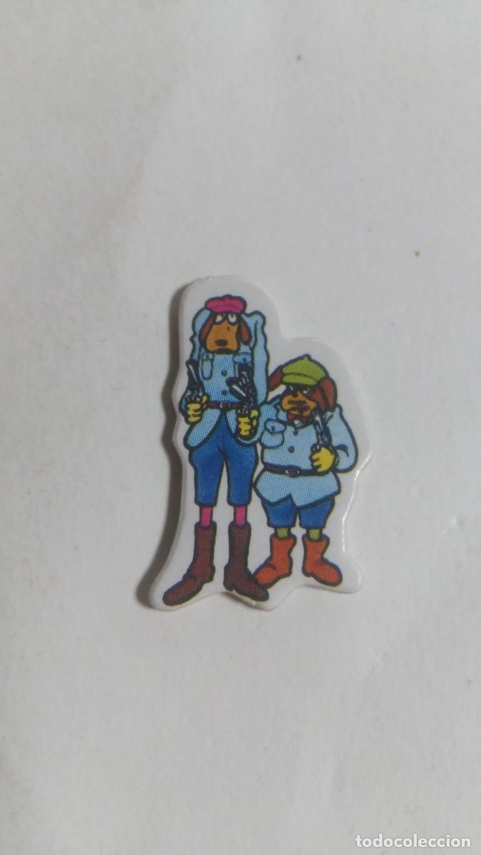 Coleccionismo Cromos antiguos: Pegatina/Cromo Acolchado/relieve Sherlock Holmes, Todd y Smiley, Crecs