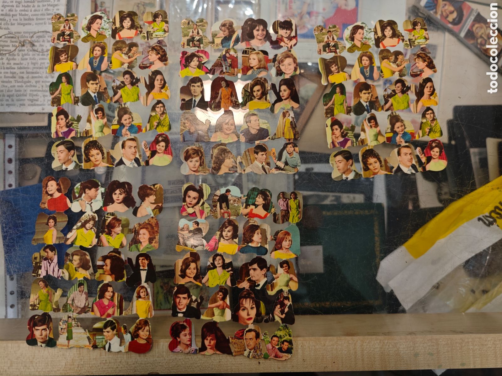 Coleccionismo Cromos antiguos: 100 cromos troquelados de picar a&ntilde;os 60