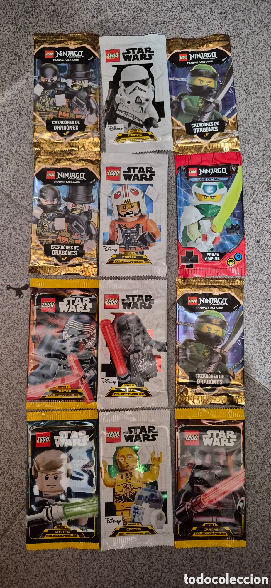 Coleccionismo Cromos antiguos: SOBRES SIN ABRIR STAR WARS