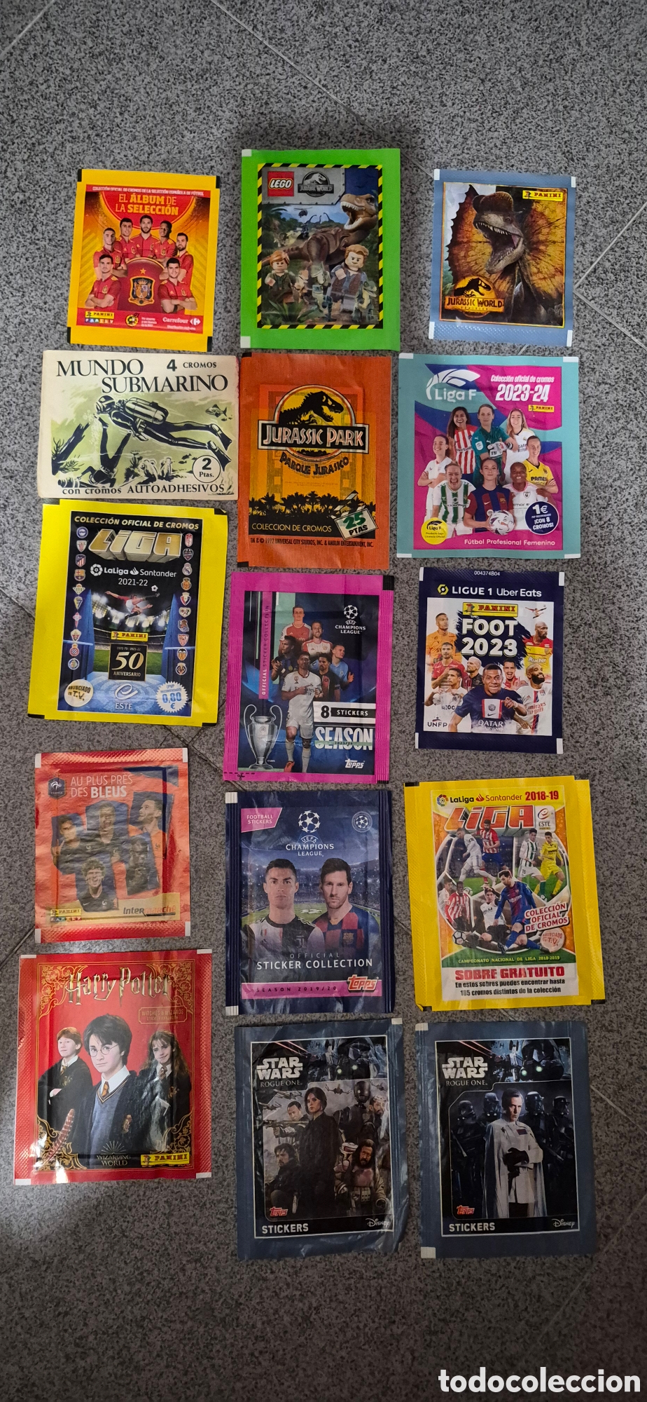 Coleccionismo Cromos antiguos: SOBRES SIN ABRIR PANINI