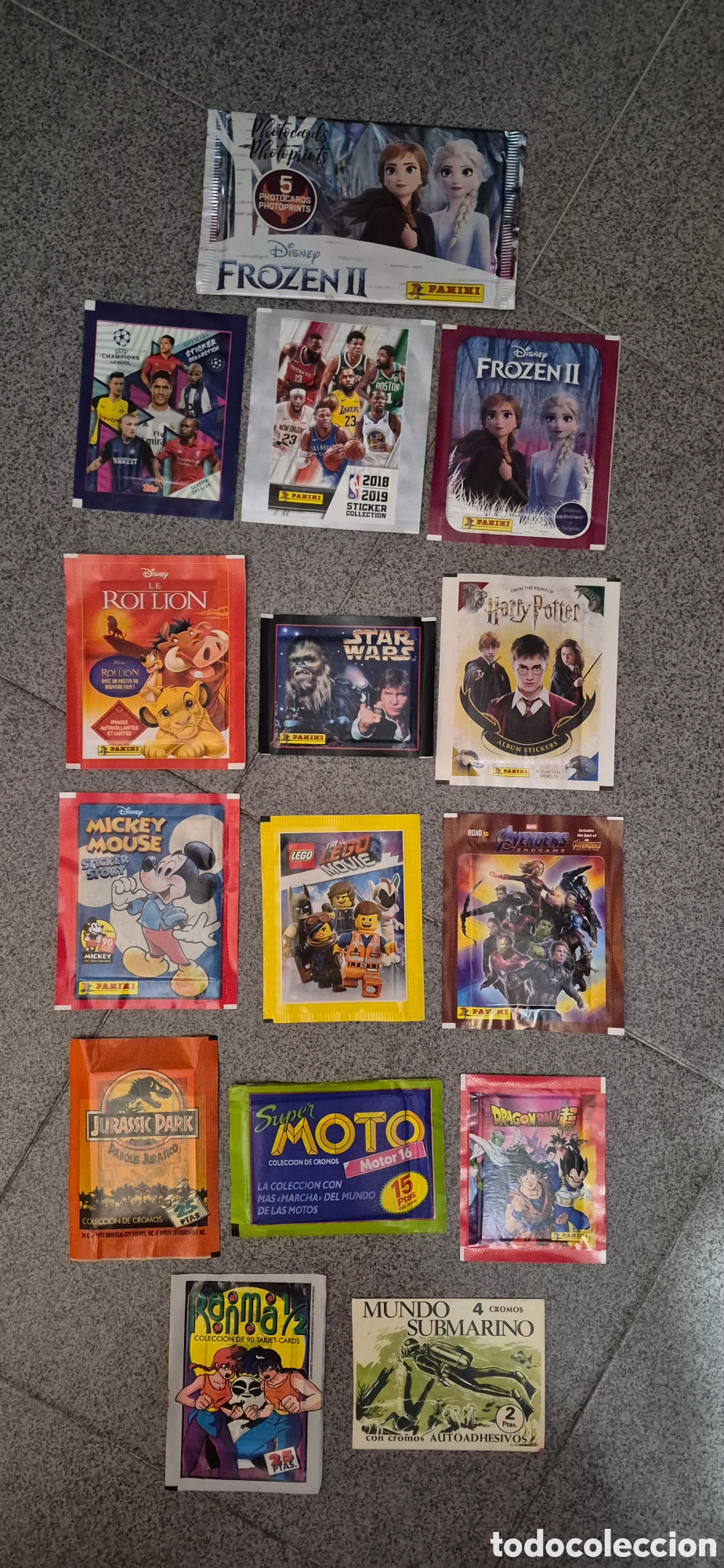 Coleccionismo Cromos antiguos: SOBRES SIN ABRIR STAR WARS