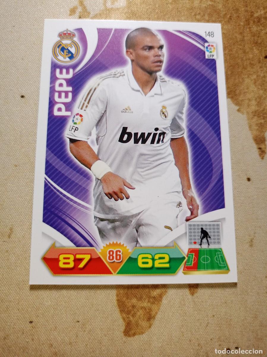 Coleccionismo Cromos antiguos: Real Madrid 148 PEPE Adrenalyn 2011-12