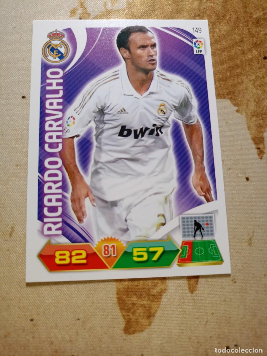 Coleccionismo Cromos antiguos: Real Madrid 149 RICARDO CARVALHO Adrenalyn 2011-12