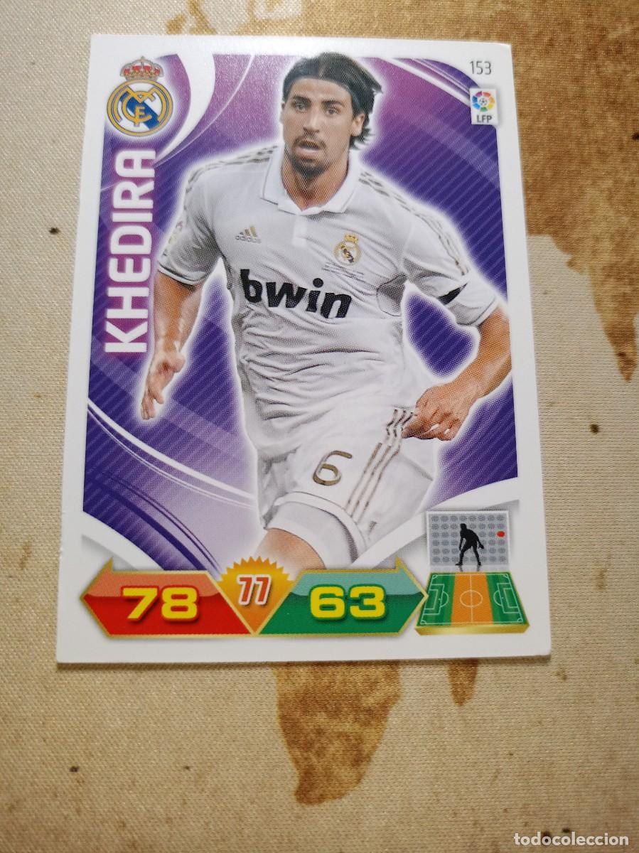 Coleccionismo Cromos antiguos: Real Madrid 153 KHEDIRA Adrenalyn 2011-12