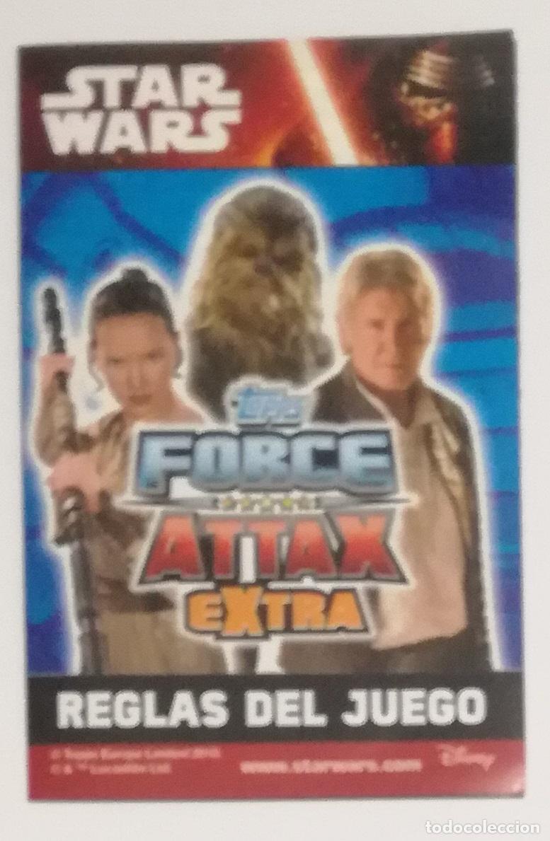 Coleccionismo Cromos antiguos: Star Wars: Force Attax Extra, Topps - Reglas del juego