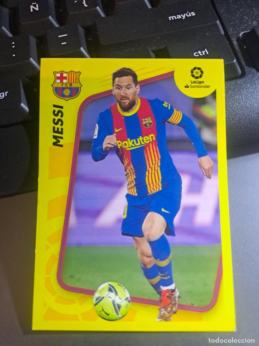 Coleccionismo Cromos antiguos: CROMO MESSI 3 BARCELONA LIGA 2021 2022 21 22 ESTE PANINI NUNCA PEGADO