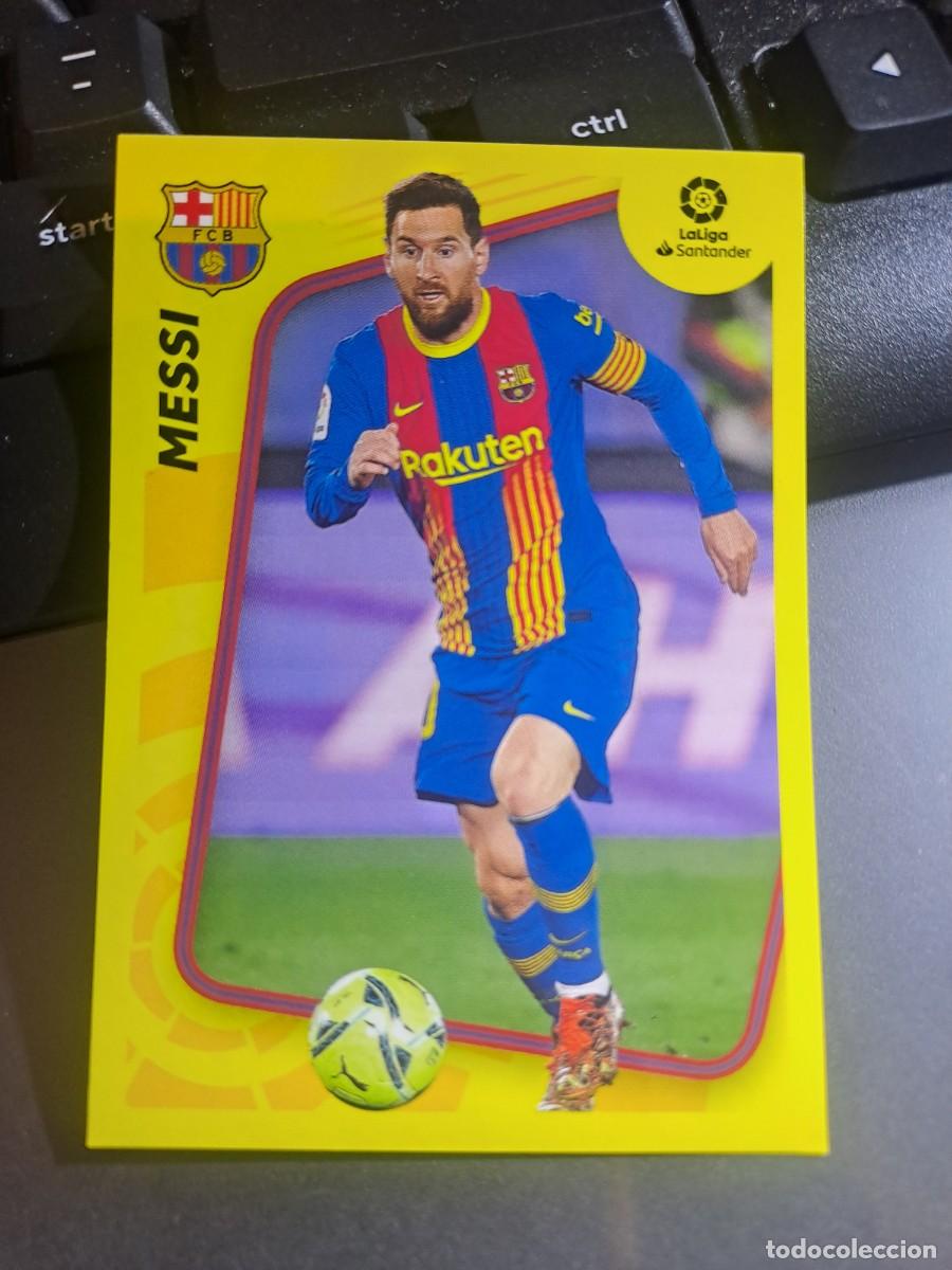 Coleccionismo Cromos antiguos: CROMO MESSI 3 BARCELONA LIGA 2021 2022 21 22 ESTE PANINI NUNCA PEGADO