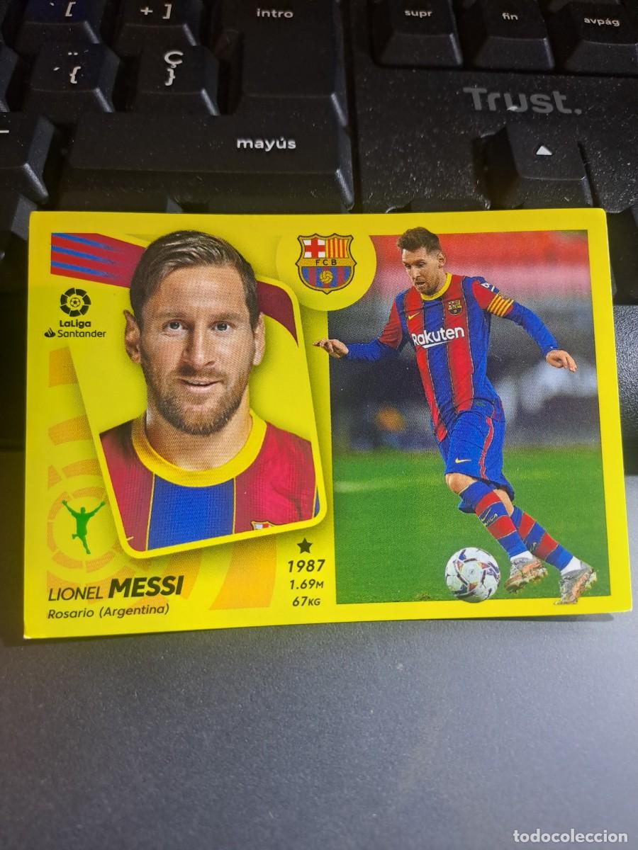 Coleccionismo Cromos antiguos: CROMO MESSI 17 BARCELONA LIGA 2021 2022 21 22 ESTE PANINI NUNCA PEGADO