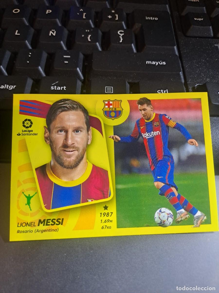 Coleccionismo Cromos antiguos: CROMO MESSI 17 BARCELONA LIGA 2021 2022 21 22 ESTE PANINI NUNCA PEGADO