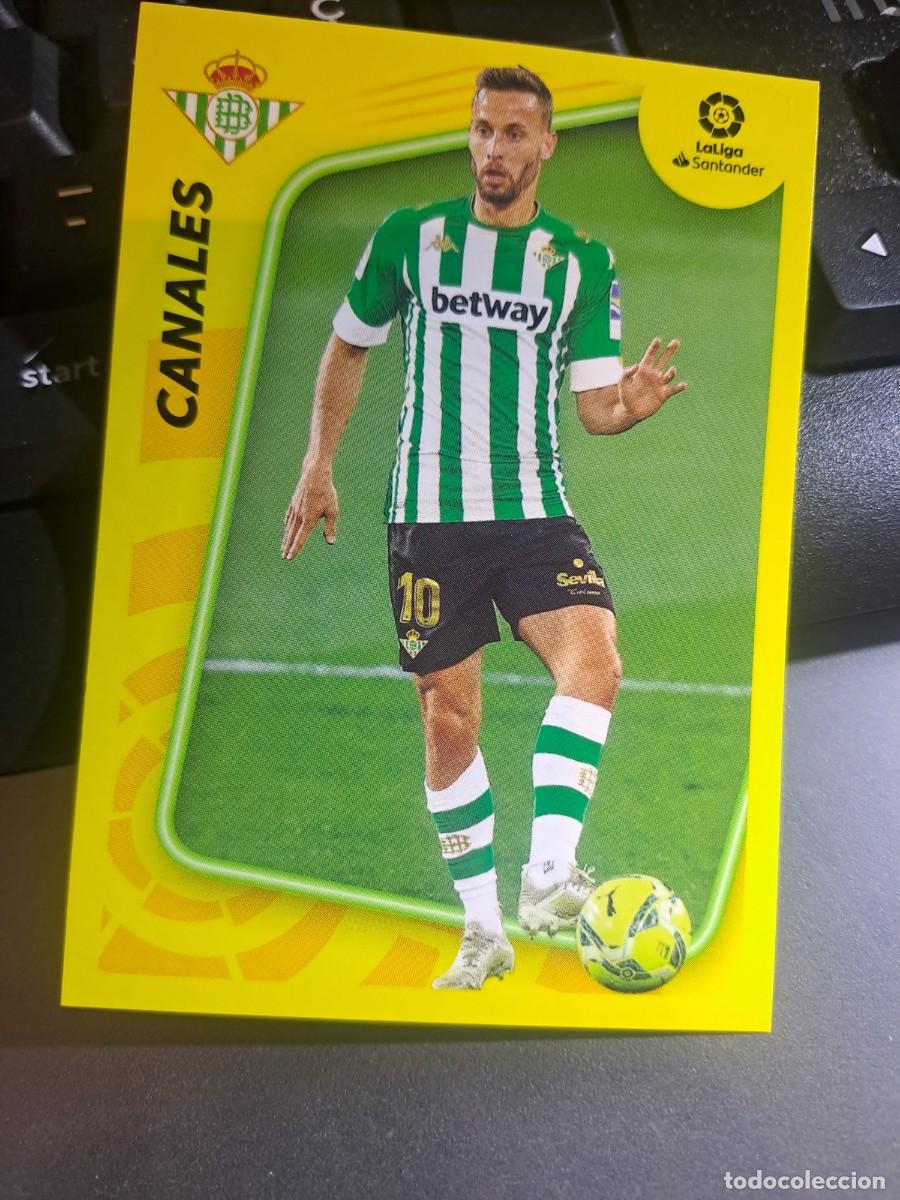 Coleccionismo Cromos antiguos: CROMO CANALES 3 BETIS LIGA 2021 2022 21 22 ESTE PANINI NUNCA PEGADO