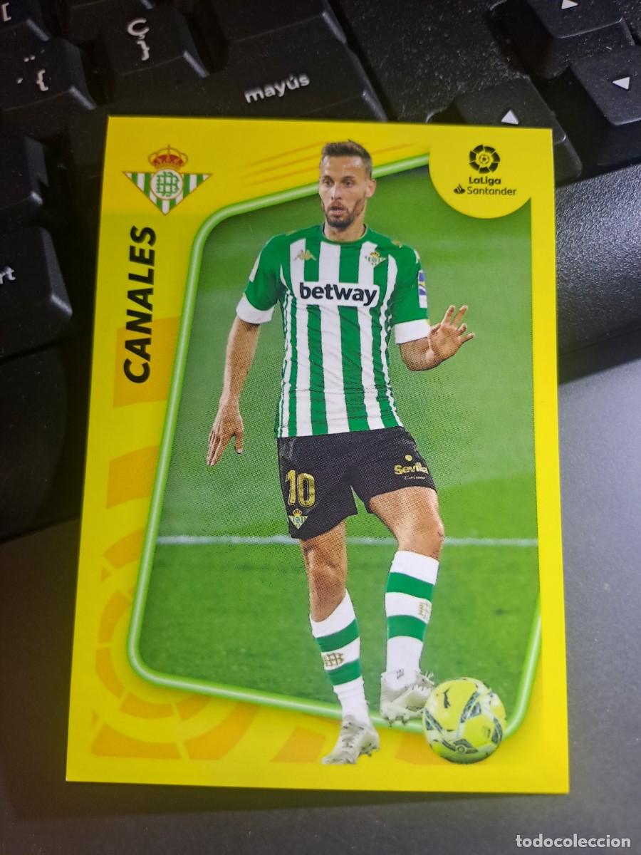 Coleccionismo Cromos antiguos: CROMO CANALES 3 BETIS LIGA 2021 2022 21 22 ESTE PANINI NUNCA PEGADO