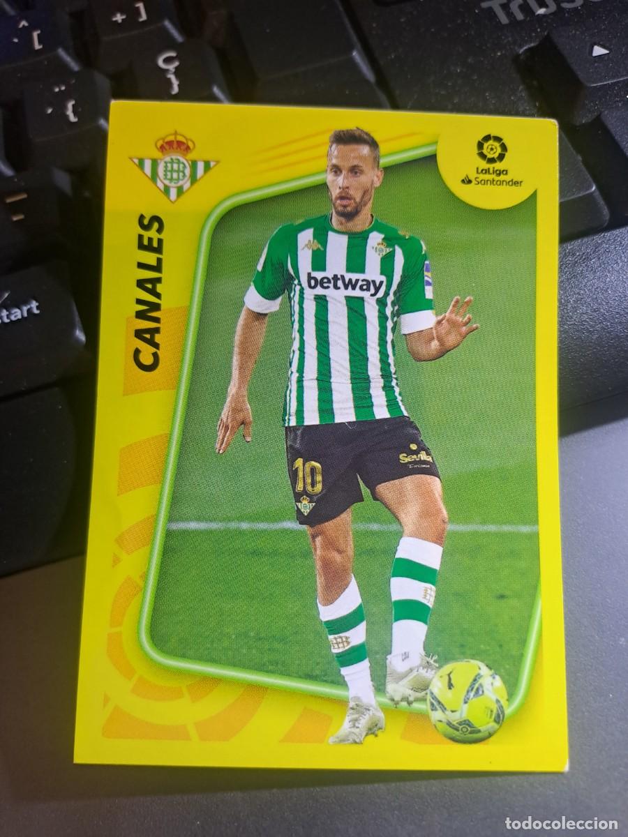 Coleccionismo Cromos antiguos: CROMO CANALES 3 BETIS LIGA 2021 2022 21 22 ESTE PANINI NUNCA PEGADO
