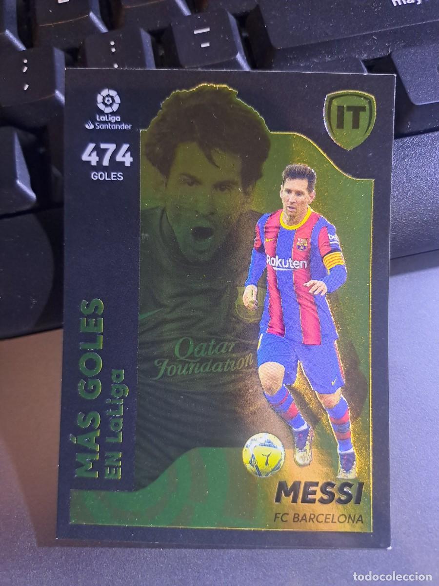 Coleccionismo Cromos antiguos: CROMO MESSI 3 LA ISLA DEL TESORO 3 MAS GOLES BARCELONA LIGA 2021 2022 21 22 ESTE PANINI NUNCA PEGADO