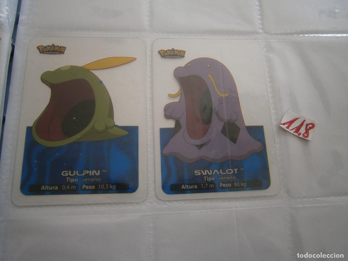 Coleccionismo Cromos antiguos: ANTIGUO LOTE DE CROMOS POKEMON ADVANCED LAMINCARDS COLLECTION