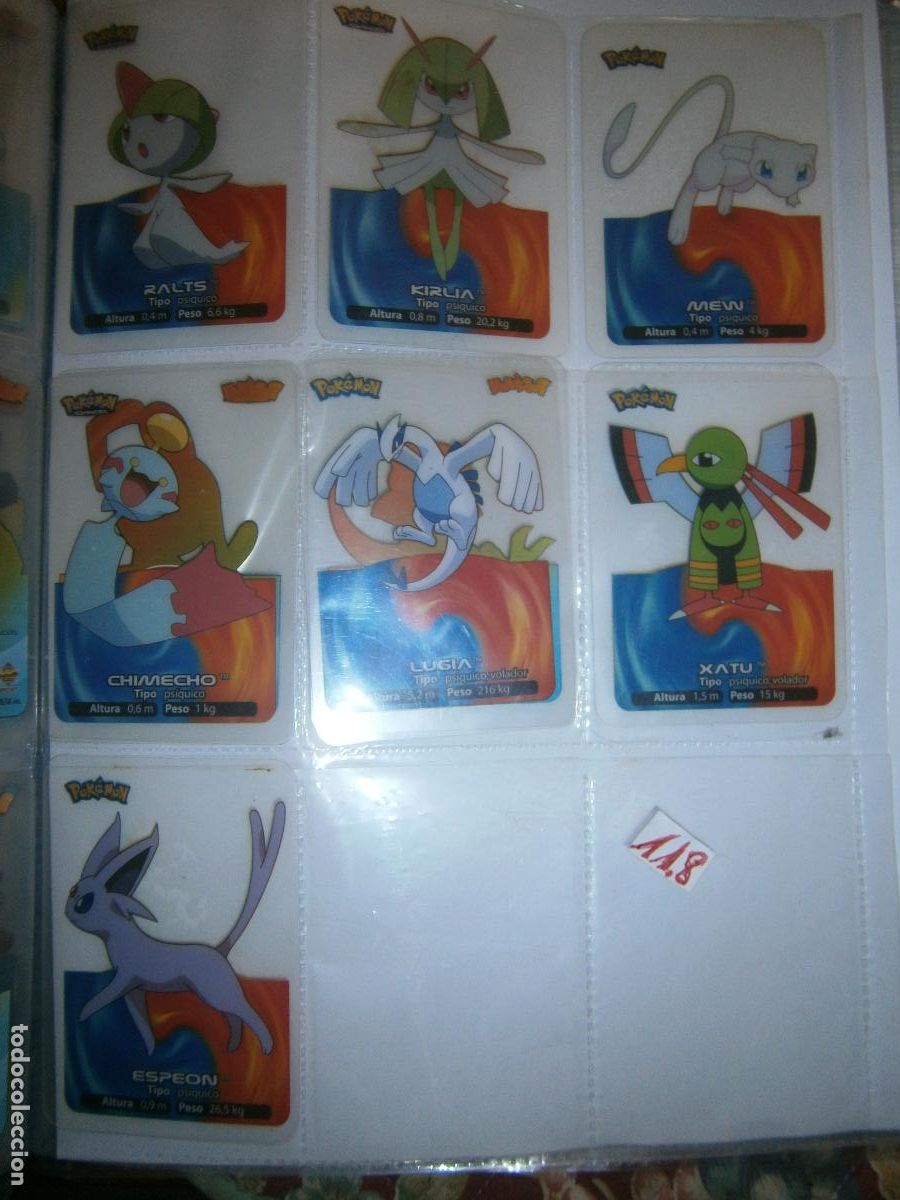 Coleccionismo Cromos antiguos: ANTIGUO LOTE DE CROMOS POKEMON ADVANCED LAMINCARDS COLLECTION