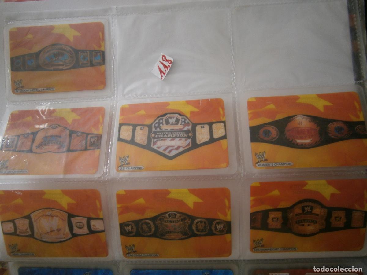 Coleccionismo Cromos antiguos: ANTIGUO LOTE DE CROMOS COLECCION LUCHA LIBRE WWE