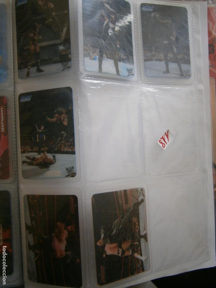 Coleccionismo Cromos antiguos: ANTIGUO LOTE DE CROMOS COLECCION LUCHA LIBRE WWE
