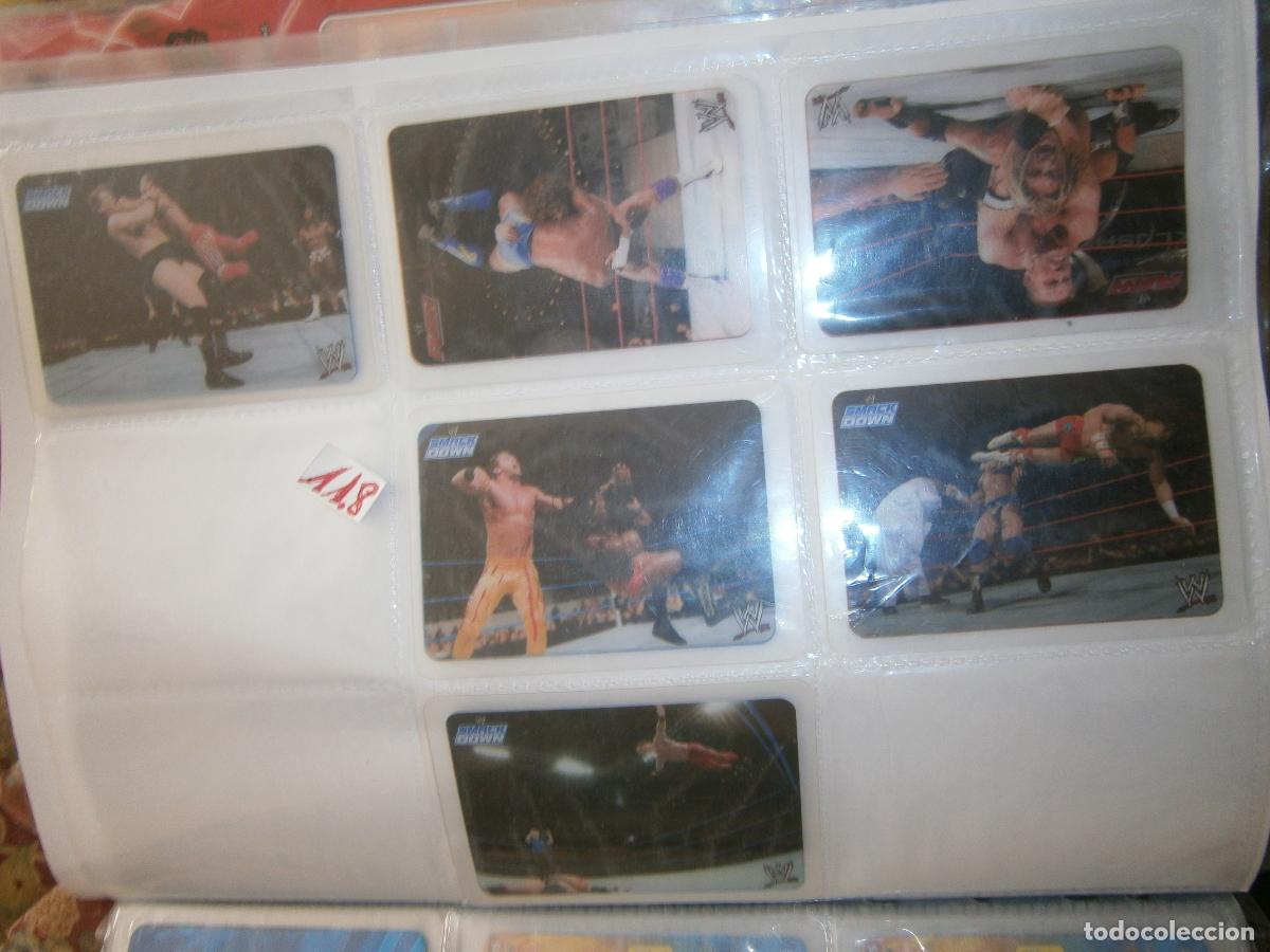 Coleccionismo Cromos antiguos: ANTIGUO LOTE DE CROMOS COLECCION LUCHA LIBRE WWE
