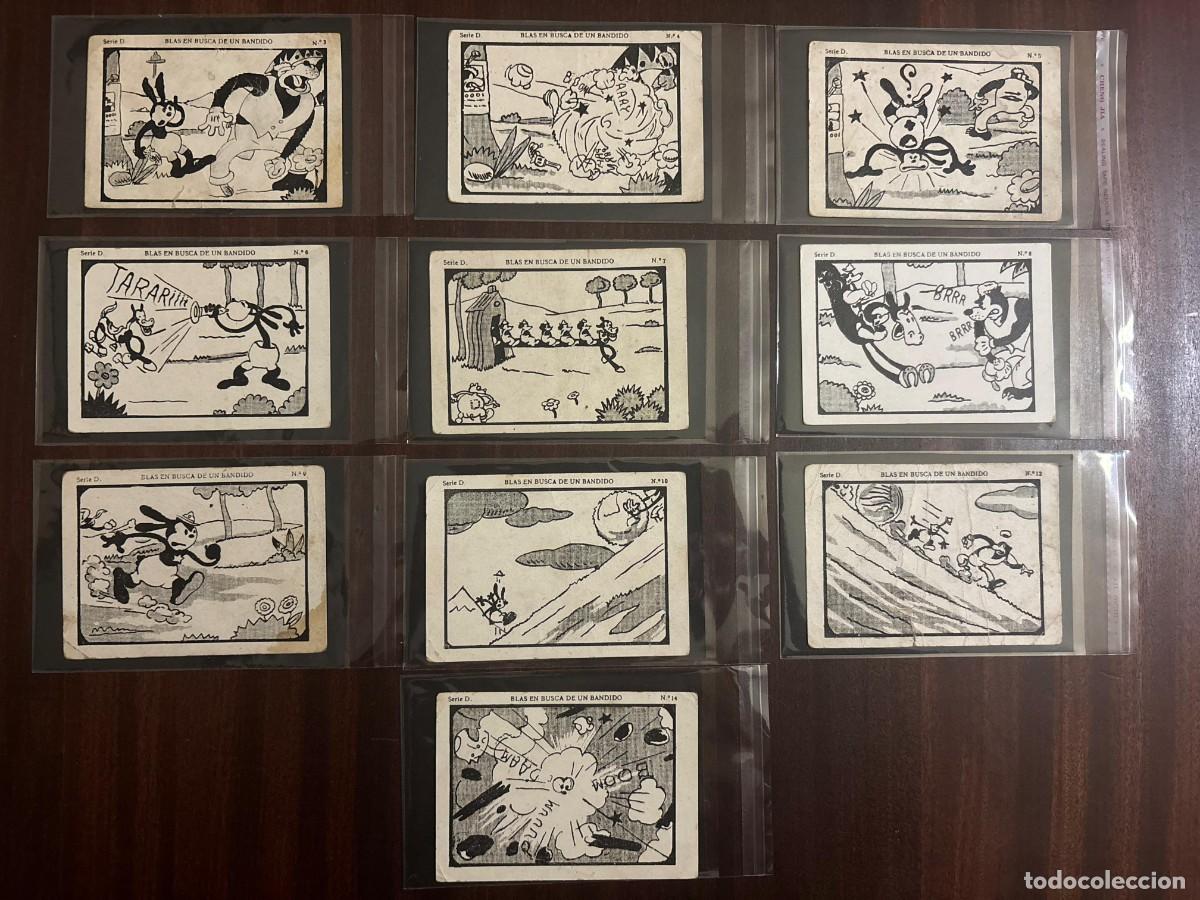 Coleccionismo Cromos antiguos: blas en busca de un bandido