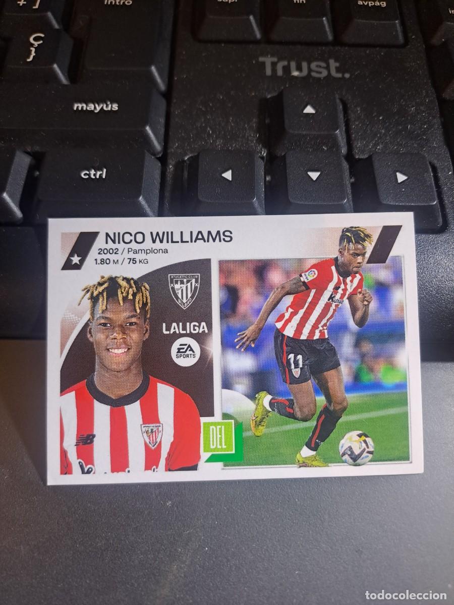 Coleccionismo Cromos antiguos: CROMO NICO WILLIAMS 17 ATHLETIC CLUB DE BILBAO LIGA 2023 2024 23 24 ESTE PANINI NUNCA PEGADO