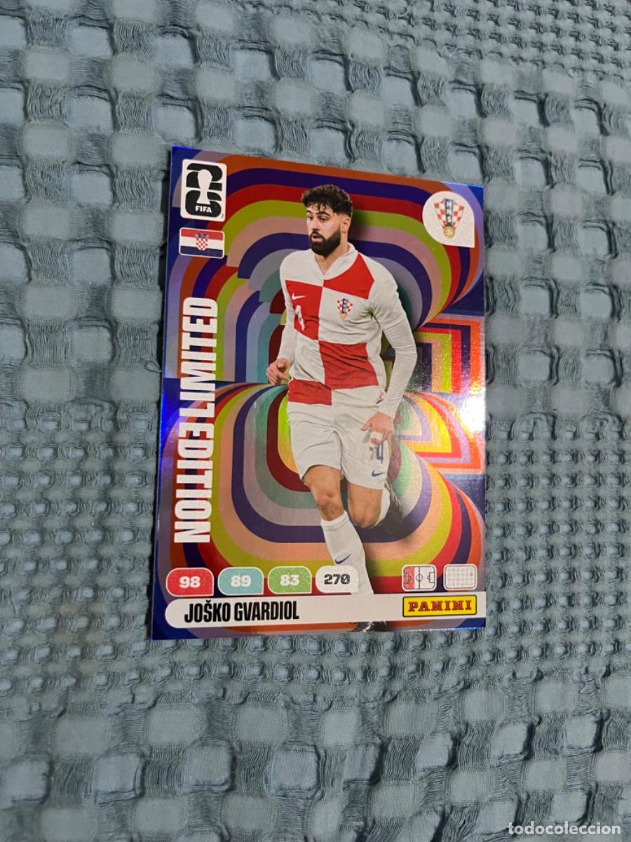 Coleccionismo Cromos antiguos: Gvardiol croatia croacia edition limited xxl adrenalyn world cup mundial 2026
