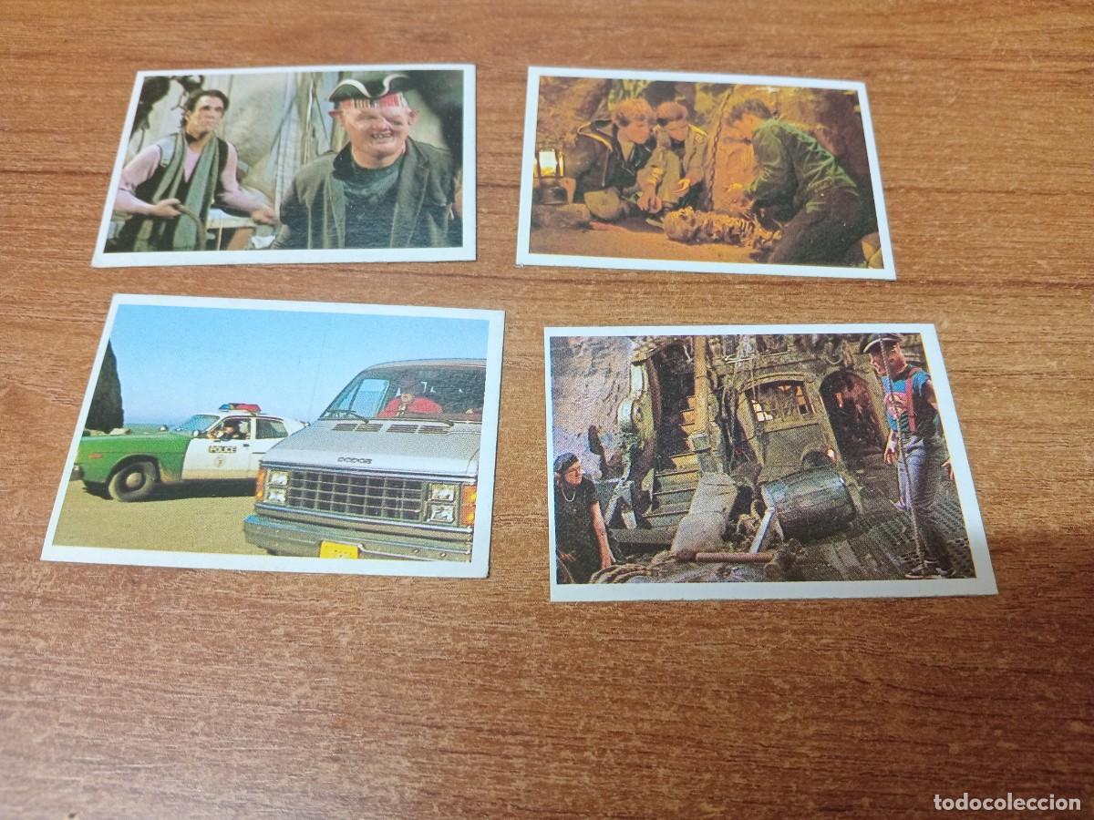 Collectable Antique Stickers: LOS GOONIES - LOTE DE 4 CROMOS