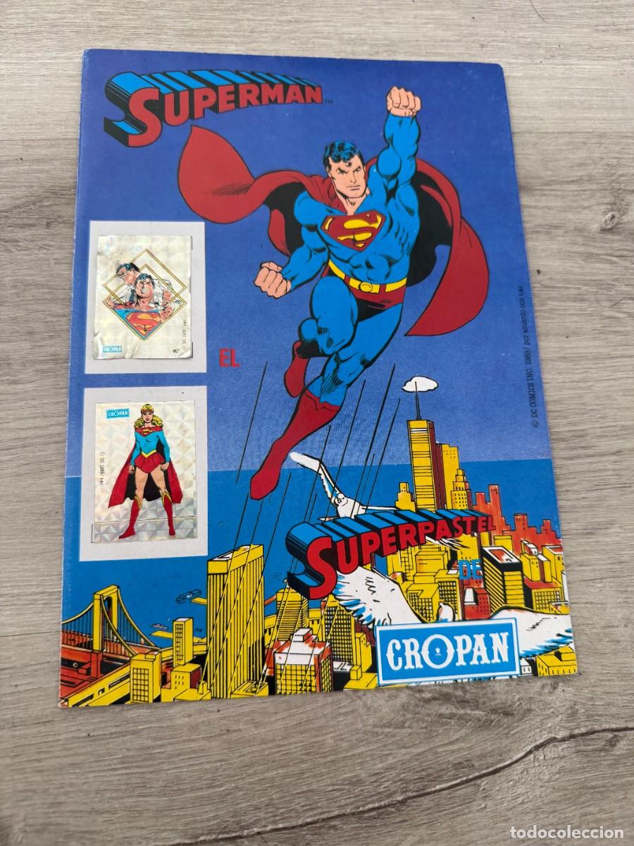 Coleccionismo Cromos antiguos: &Aacute;lbum de Superman de Cropan - Completo a falta de 1