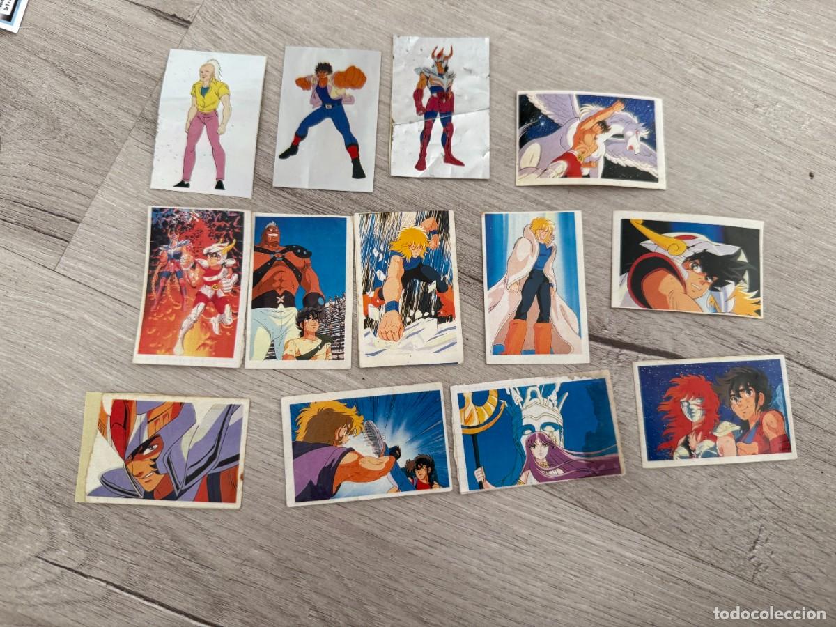 Coleccionismo Cromos antiguos: 13 cromos Los Caballeros del Zodiaco de Panrico