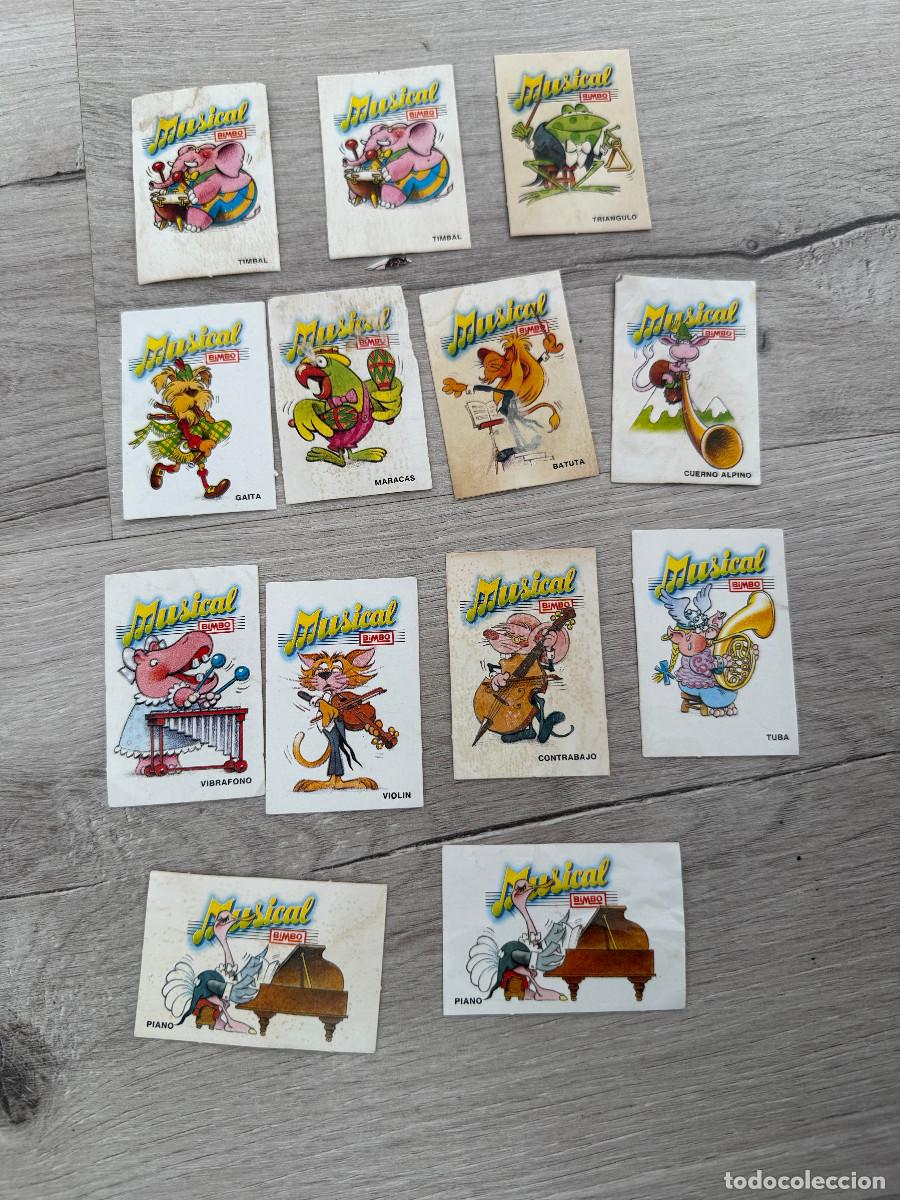 Coleccionismo Cromos antiguos: 13 cromos Musical de Bimbo