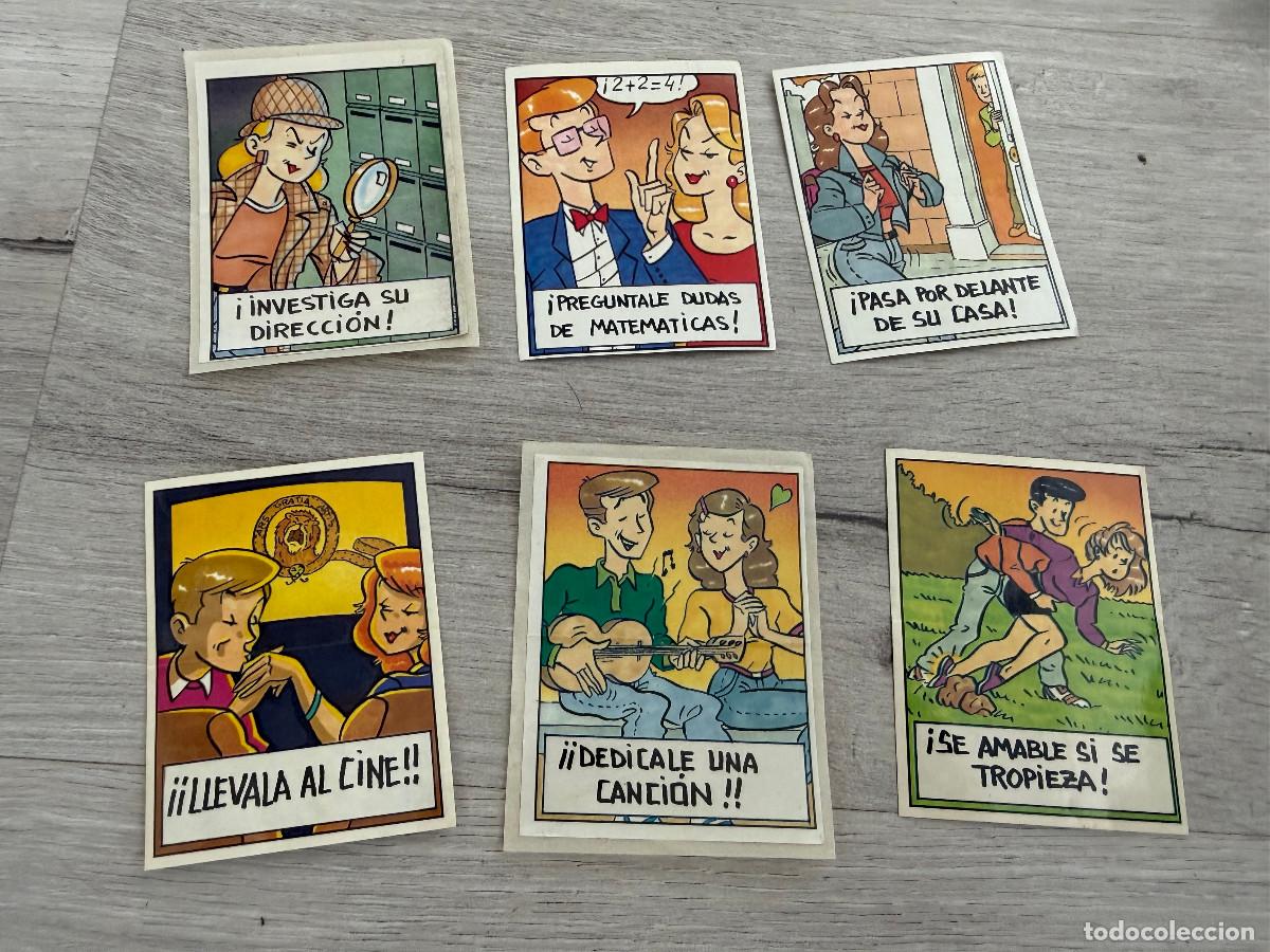 Coleccionismo Cromos antiguos: 6 cromos Trucos para Ligar de Phoskitos