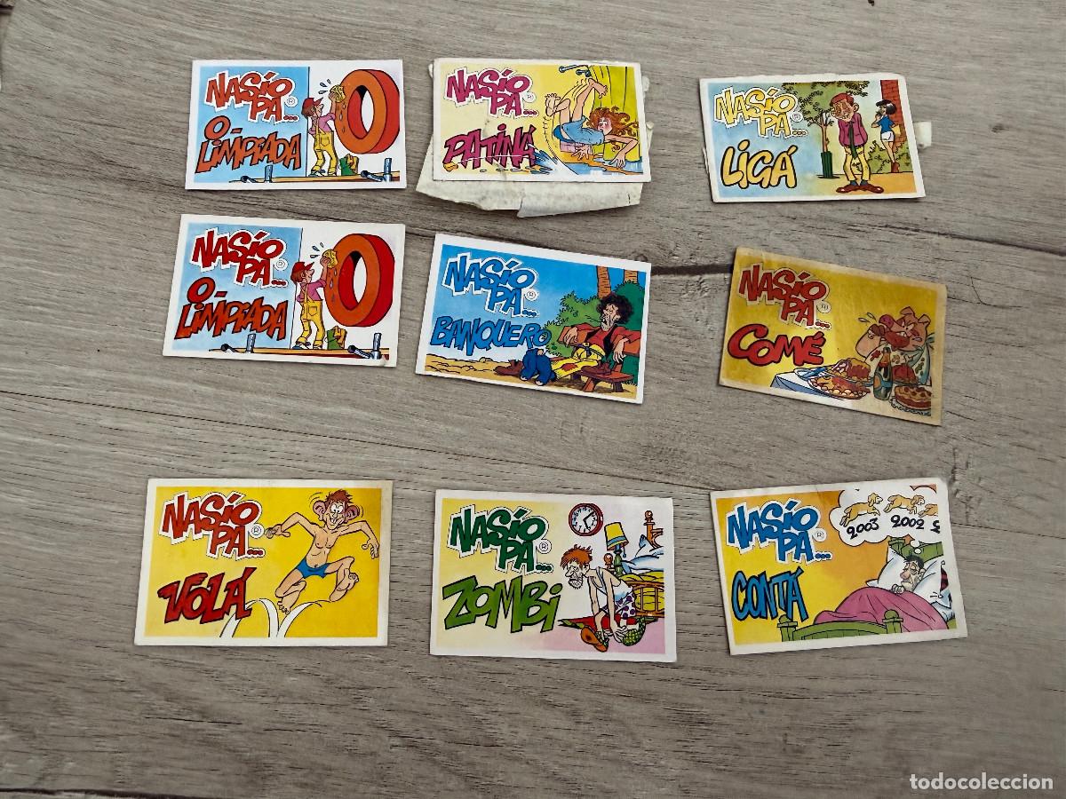 Coleccionismo Cromos antiguos: 9 cromos Nas&iacute;o pa de Bimbocao