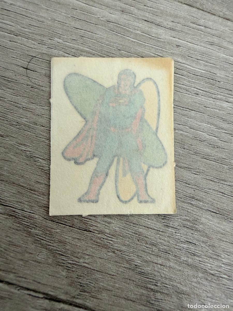 Coleccionismo Cromos antiguos: Superman de Panrico - tatuaje n&uacute;mero 6