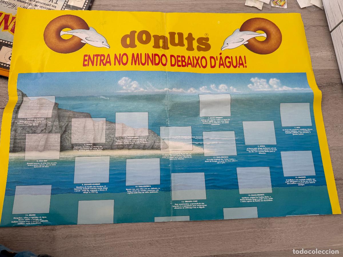 Coleccionismo Cromos antiguos: Raro &aacute;lbum P&oacute;ster de Donuts