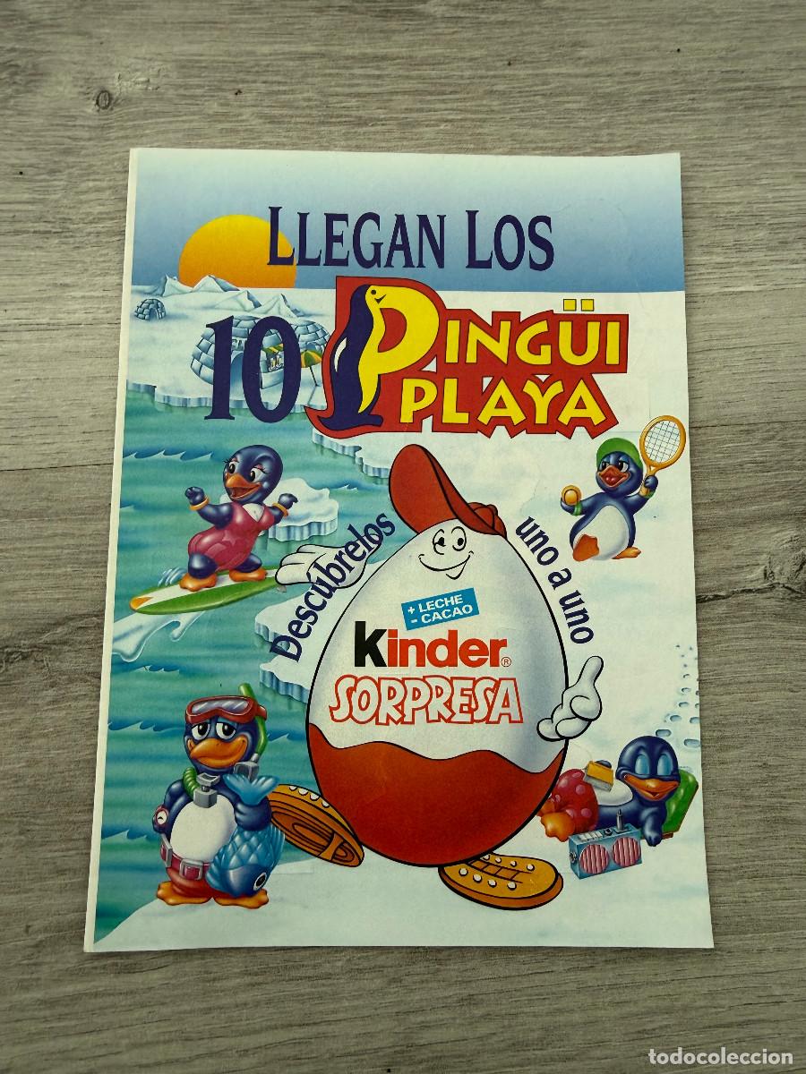 Coleccionismo Cromos antiguos: Los Pingui Playa - &Aacute;lbum completo de Kinder