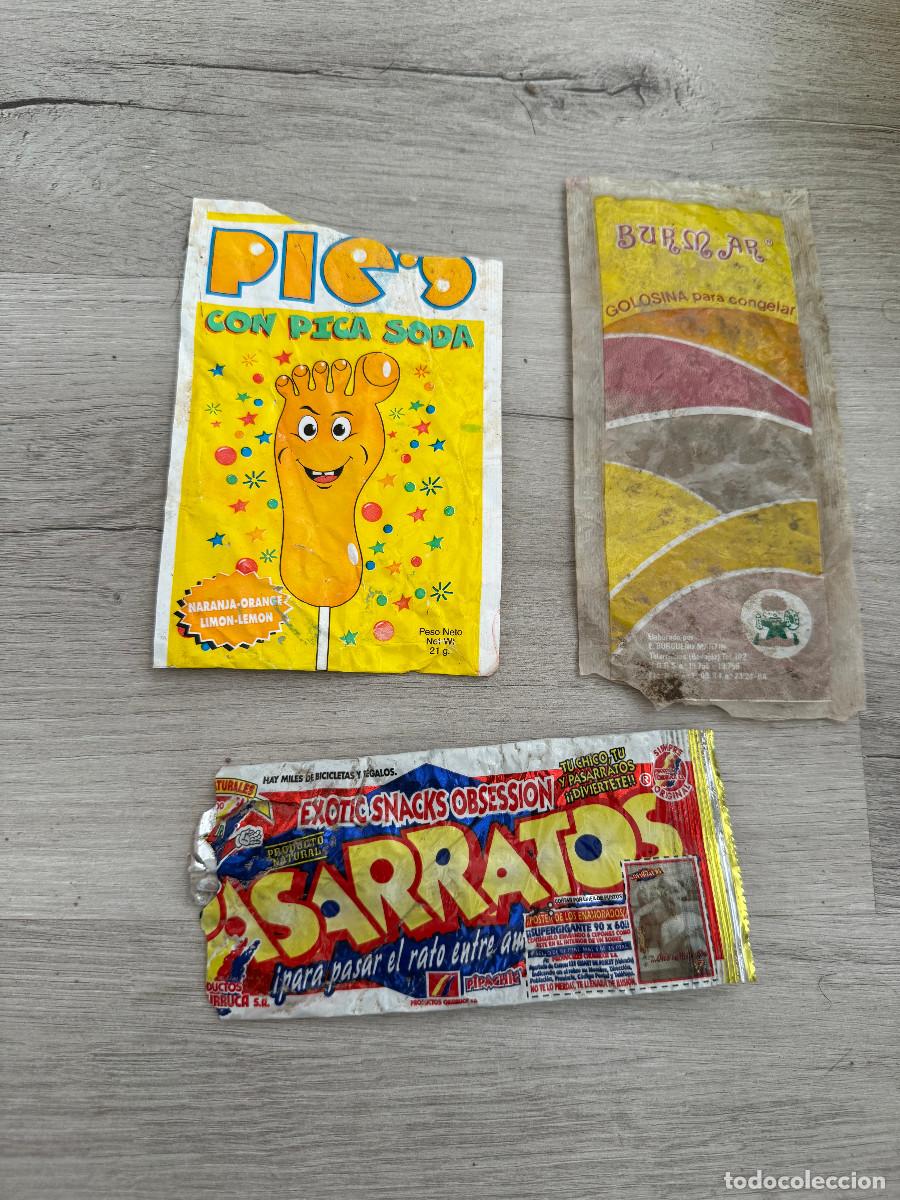 Coleccionismo Cromos antiguos: 3 envoltorios distintos y antiguos