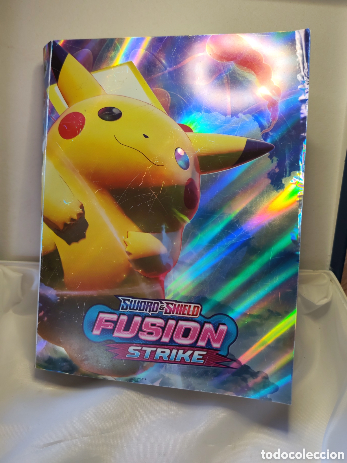 Coleccionismo Cromos antiguos: Album Pokemos Sword&Sield.FUSION. Strike con 53 cartas. (CL)