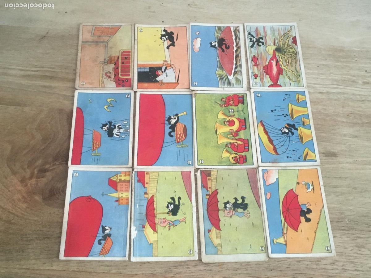 Coleccionismo Cromos antiguos: el gato periquito chocolates guillen 12 cromos nunca pegados