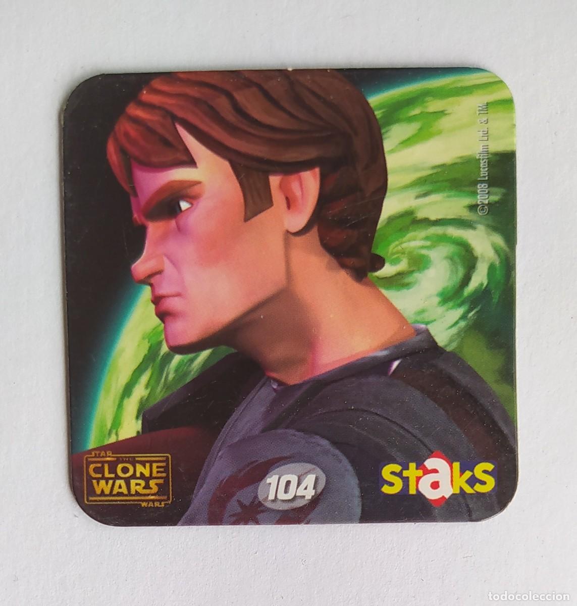 Coleccionismo Cromos antiguos: CLONE WARS IMAN STAKS N&deg;104 TAZO STAR WARS LUCAS FILM