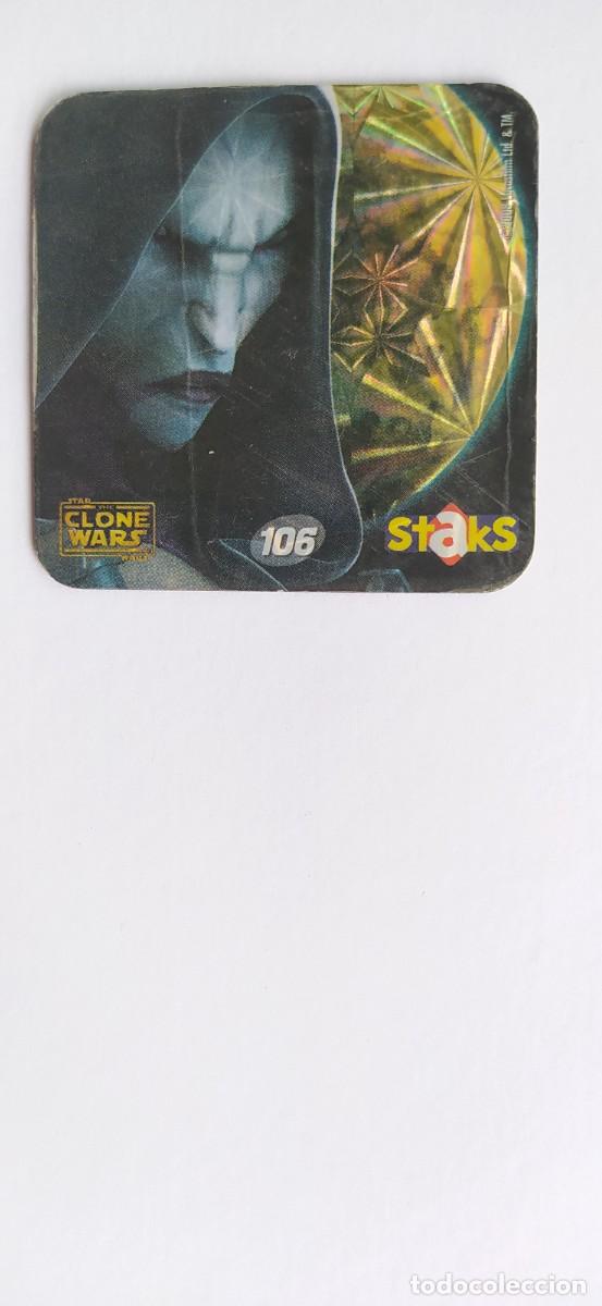 Coleccionismo Cromos antiguos: CLONE WARS IMAN STAKS N&deg;106 TAZO STAR WARS LUCAS FILM
