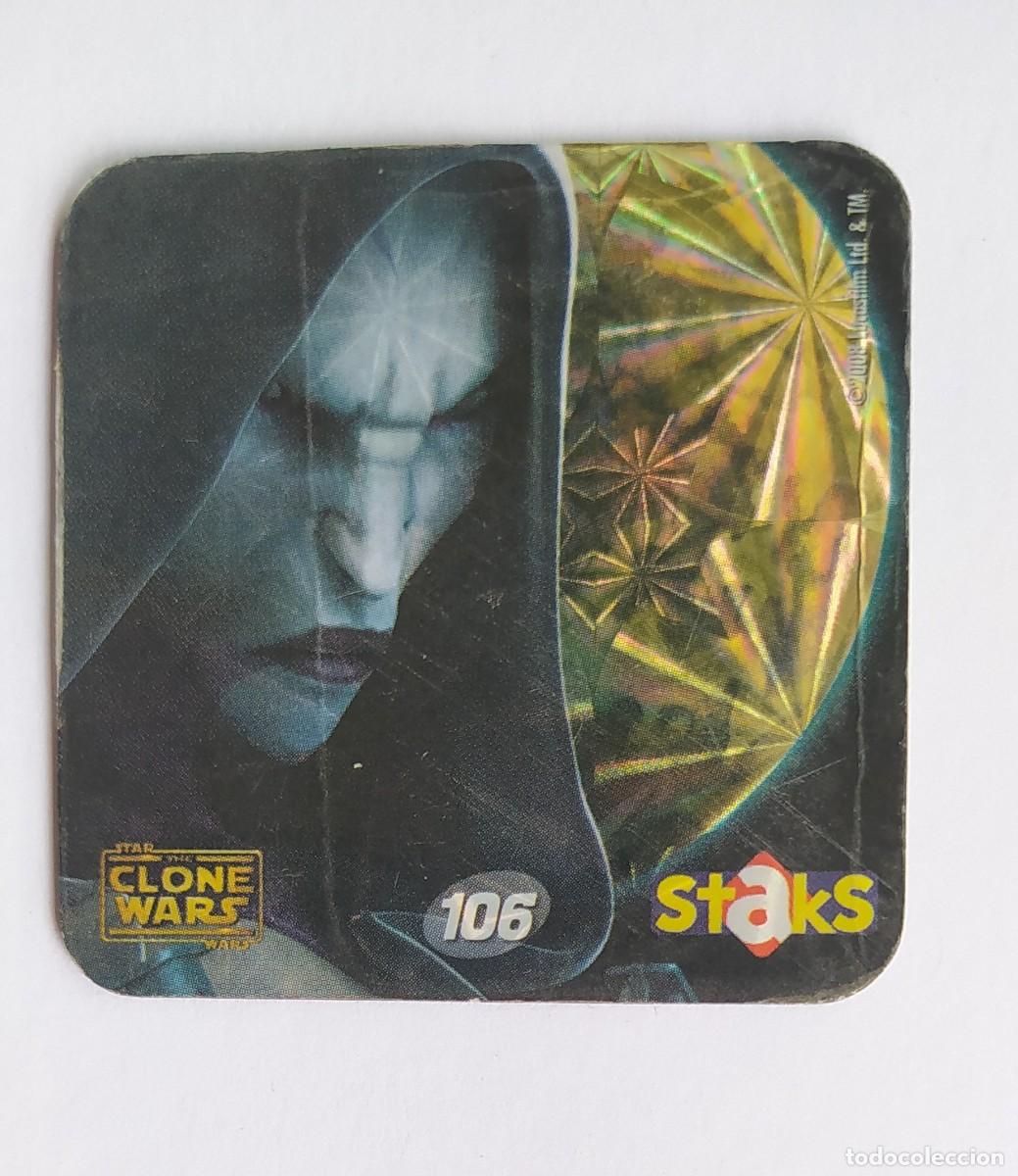 Coleccionismo Cromos antiguos: CLONE WARS IMAN STAKS N&deg;106 TAZO STAR WARS LUCAS FILM