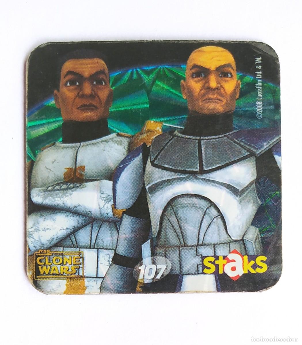 Coleccionismo Cromos antiguos: CLONE WARS IMAN STAKS N&deg;107 TAZO STAR WARS LUCAS FILM