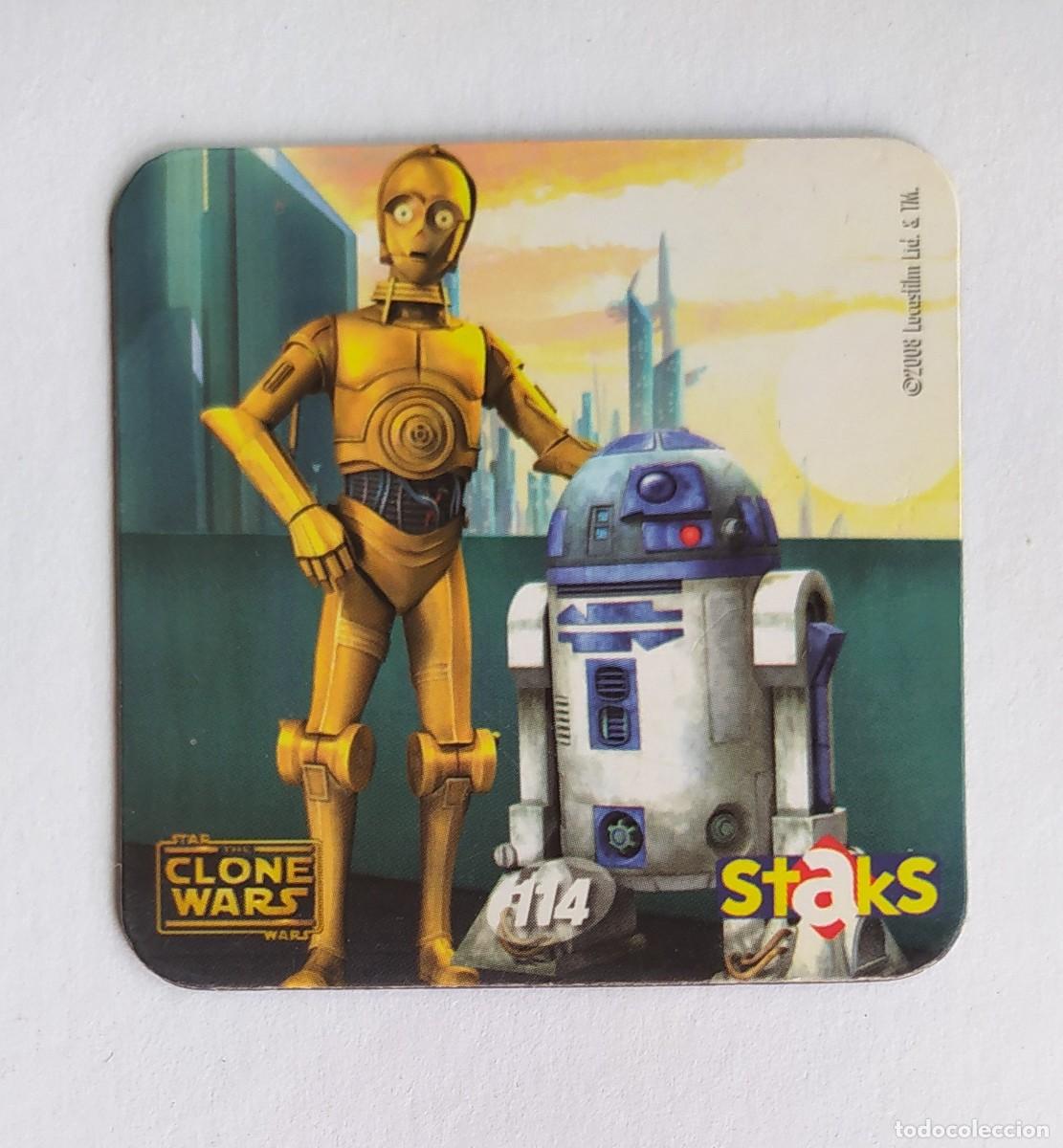 Coleccionismo Cromos antiguos: CLONE WARS IMAN STAKS N&deg;114 TAZO STAR WARS LUCAS FILM